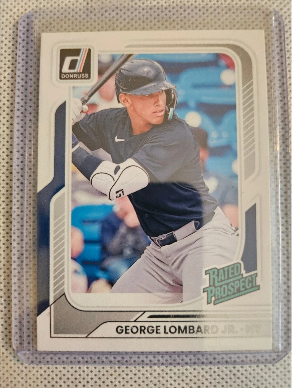 George Lombard Jr. [RC] #158 2026 Panini Donruss - Rated Prospect - NY Yankees